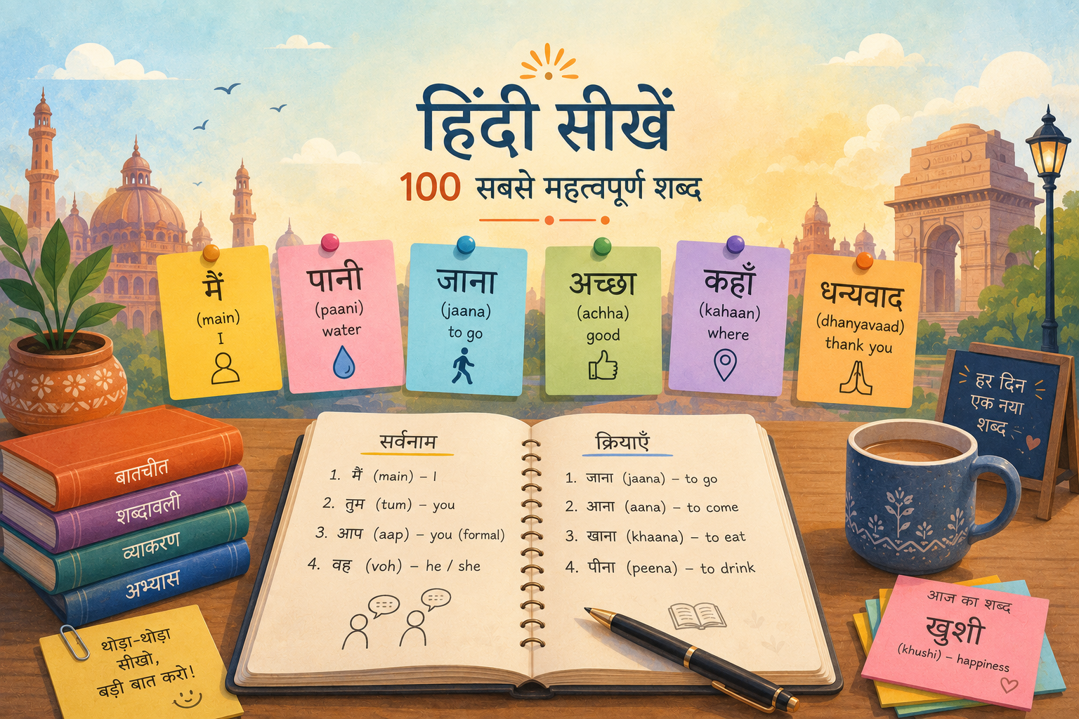 100 Most Common Hindi Words Every Beginner Should Know