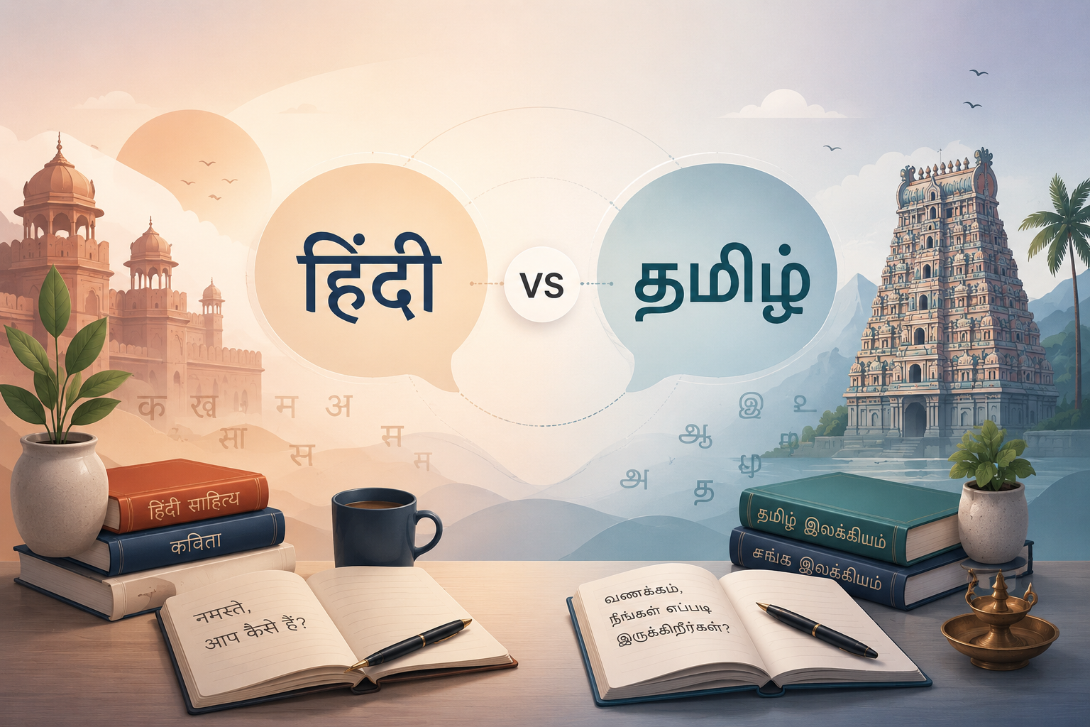 Hindi vs Tamil: Key Differences and Similarities
