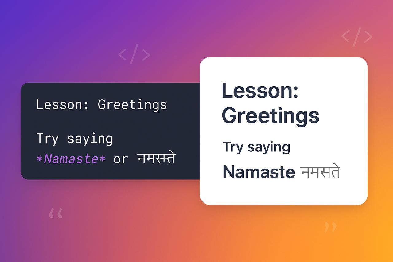 Why We Built Our Own Markdown Engine (And Why It Matters)